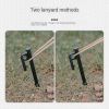 Outdoor thickened tent ground nail; black steel nail; camping canopy accessories; beach camp; sky nail; ground nail; 25cm