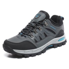 New Arrival Men Women Hiking Shoes Male Sport Outdoor Jogging Trekking Sneakers Big Size 48 Non-slip zapatos zapatillas hombre (Color: gray fur, size: 44)