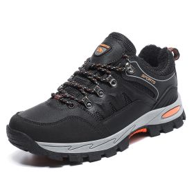 New Arrival Men Women Hiking Shoes Male Sport Outdoor Jogging Trekking Sneakers Big Size 48 Non-slip zapatos zapatillas hombre (Color: black fur, size: 44)