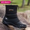 Snow boots Men Hiking Shoes waterproof winter