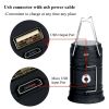 2 in 1 Ultra Bright Portable LED Flashlights Camping Lantern 2 Way Rechargeable