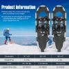 Hiking Lightweight Terrain Snowshoes With Flexible Pivot System