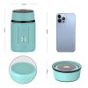 25oz Food Flask;  Office Outdoor Food Thermos;  750ML Portable Stainless Steel Food Soup Containers;  Vacuum Insulated Food Flasks Thermocup